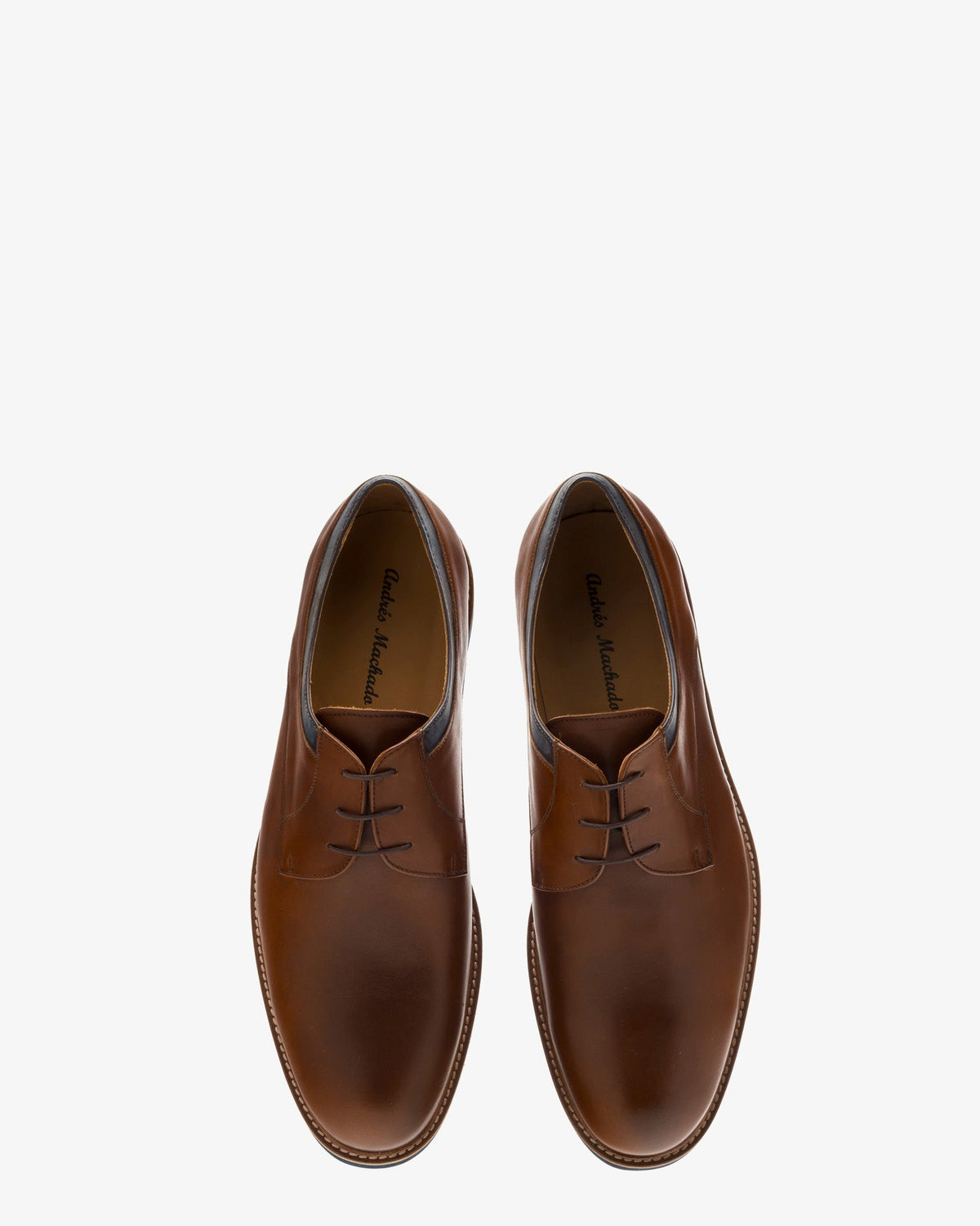 Men's Bluchers in Brown Leather