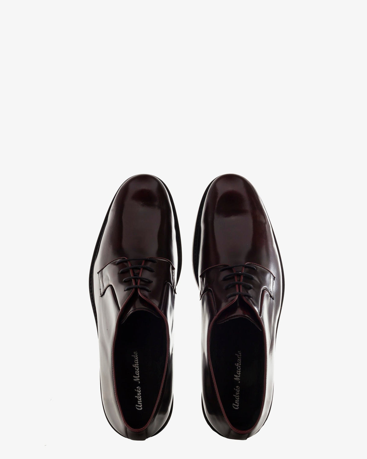 Antik Burgundy Leather Lace-Up Shoes