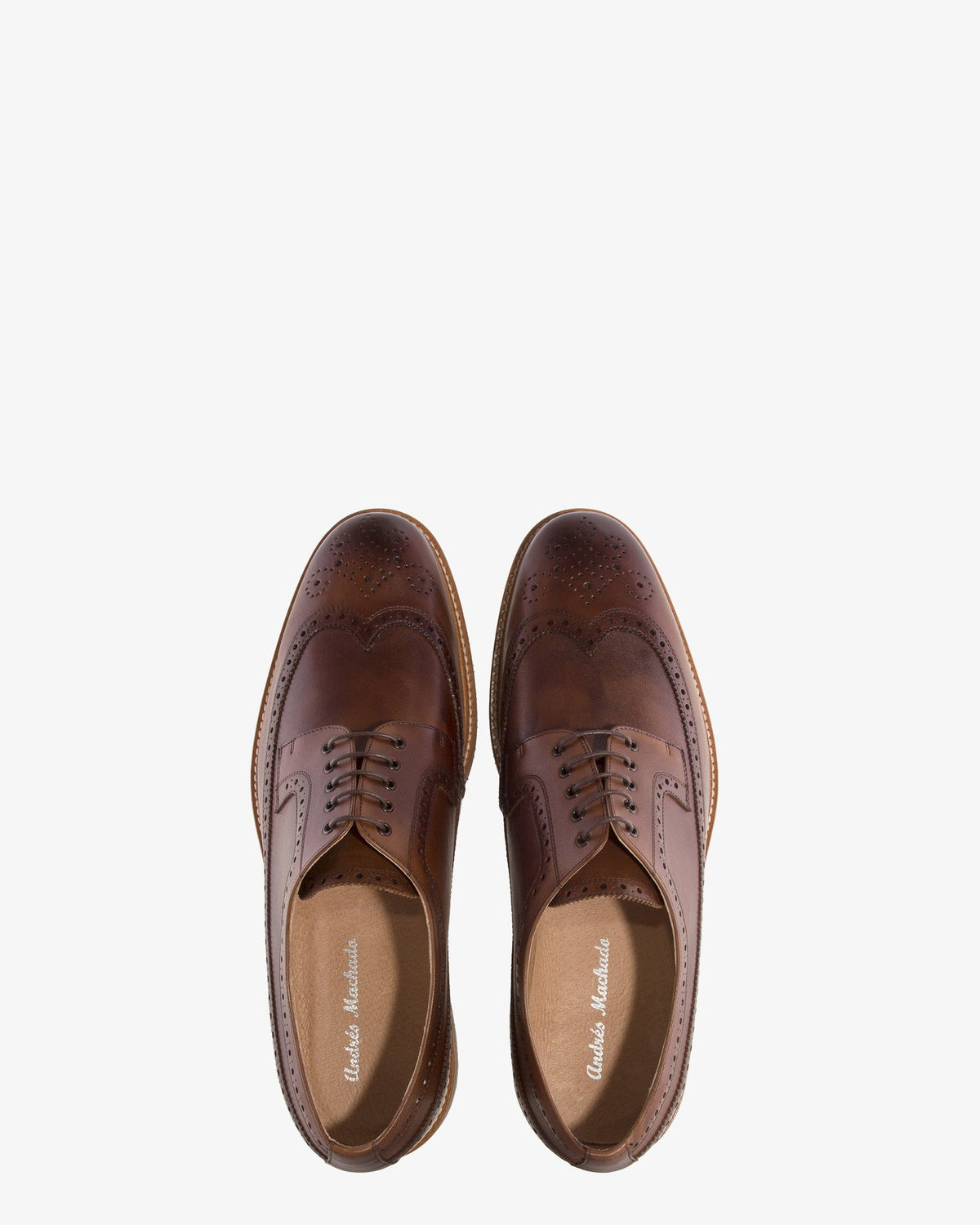 Oxford Shoes in Brown Leather
