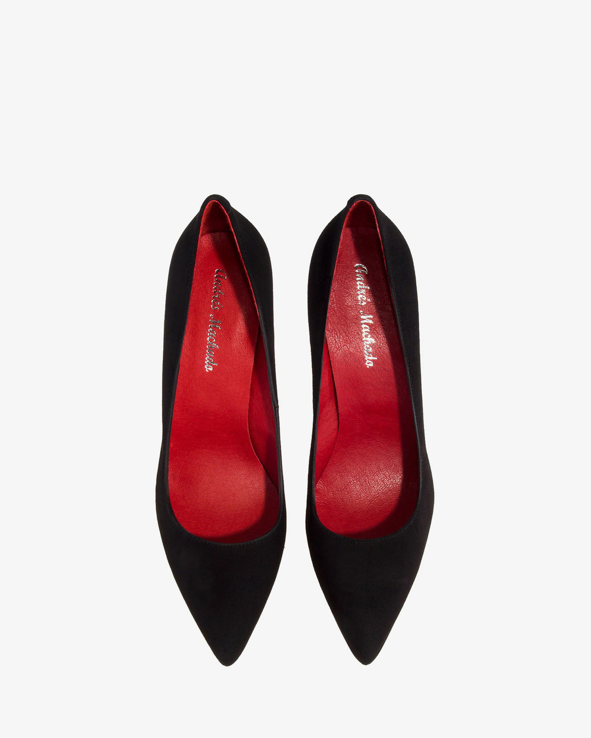 Zapato tacón de ante negro