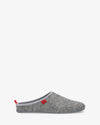 Unisex Grey Felt Slippers