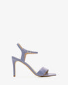 Sandalias de piel lila