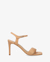 Sandalias de piel nude