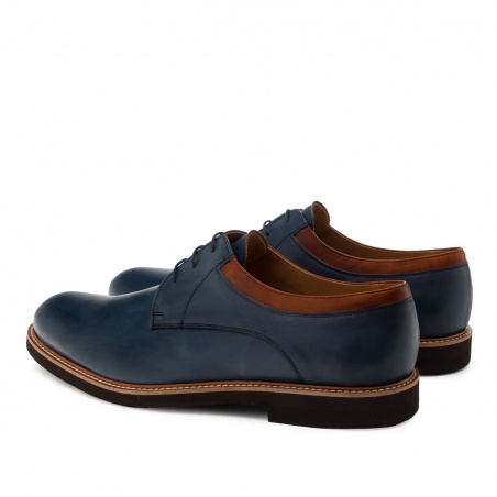 Zapatos estilo Blucher Azul