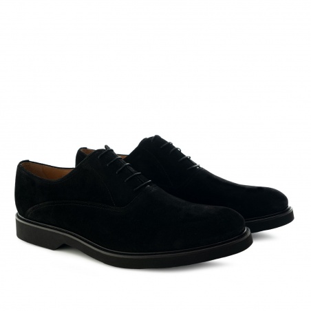 Dress Shoes for Men in Black Split leather