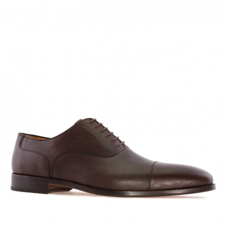 Oxford style Shoes in Brown Leather