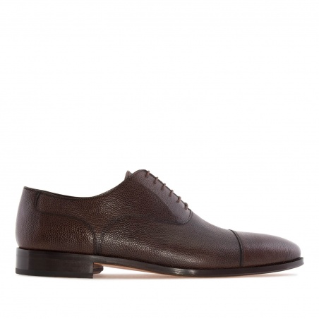 Oxford style Shoes in Brown Leather