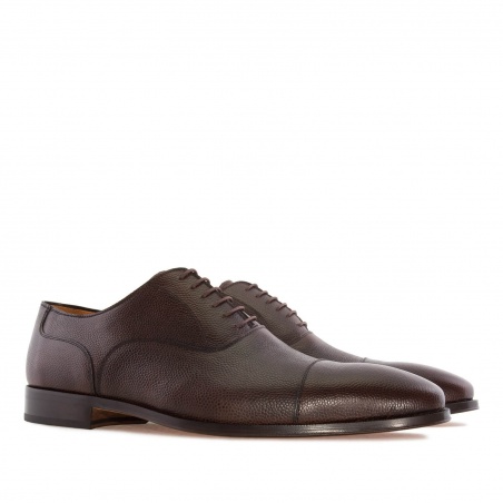 Oxford style Shoes in Brown Leather