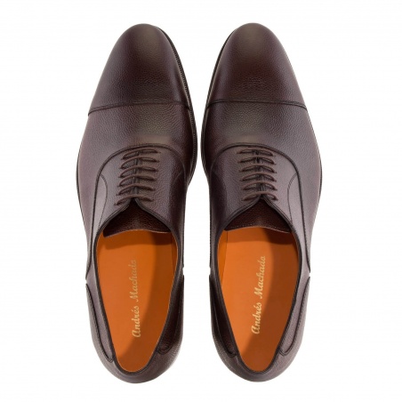 Oxford style Shoes in Brown Leather