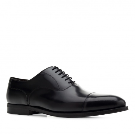 Oxford Shoes in Black Antik Leather