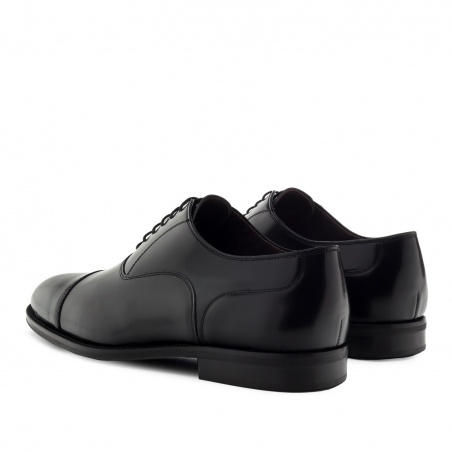 Oxford Shoes in Black Antik Leather