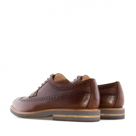 Oxford Shoes in Brown Leather