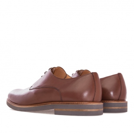 Men's Shoes in Brown Leather