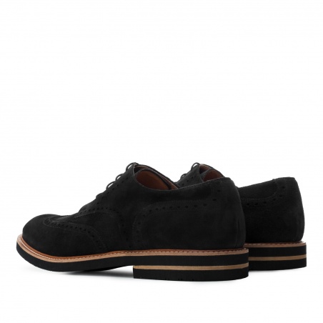 Zapatos estilo Blucher Serraje Negro