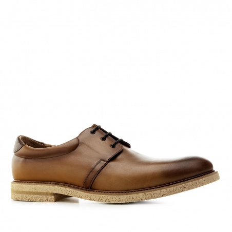 Men's Dress Shoes in Tan Leather