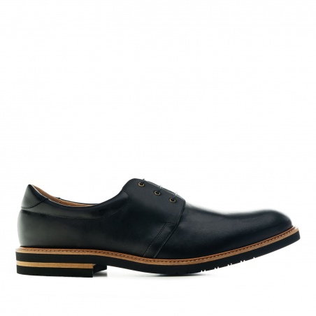 Men`s Dress Shoes in Black Leather