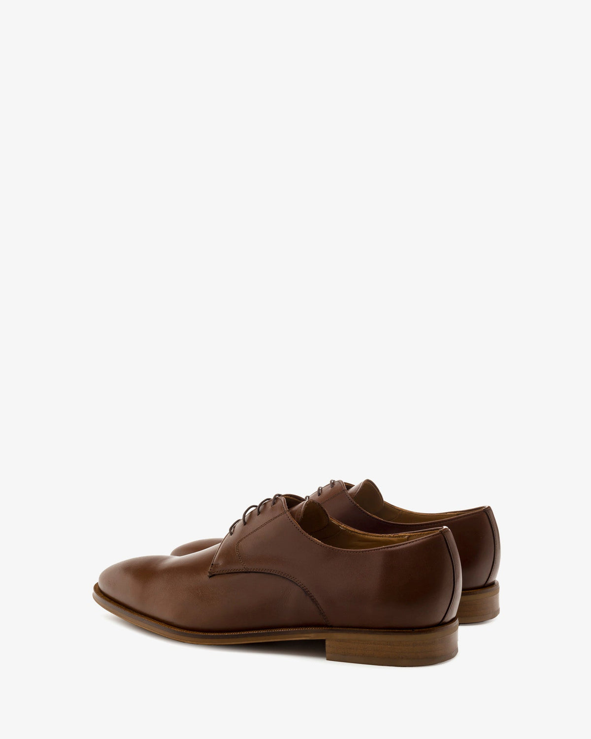 Zapato en cuero marron