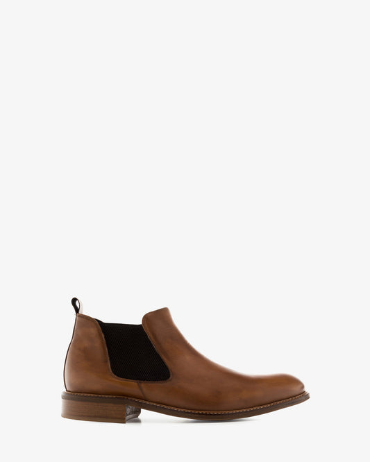 Botin chelsea en cuero