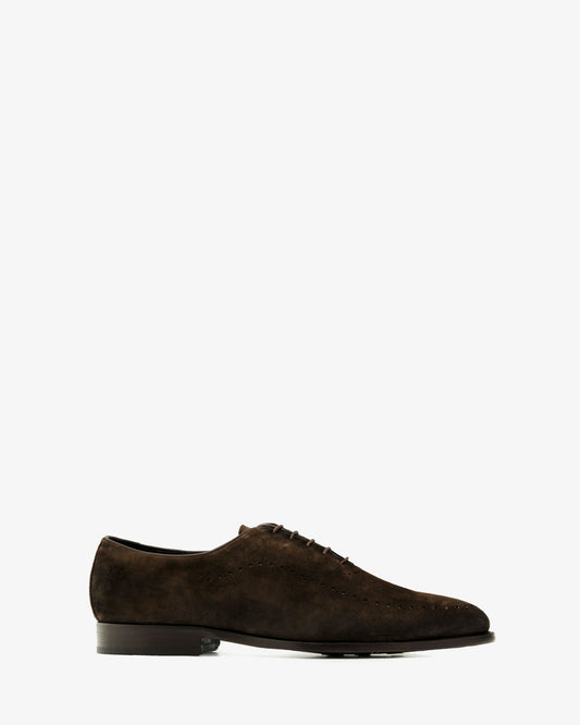 Zapato serraje marrón con cordones