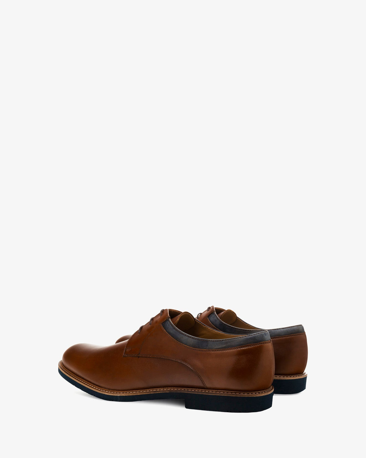 Men's Bluchers in Brown Leather