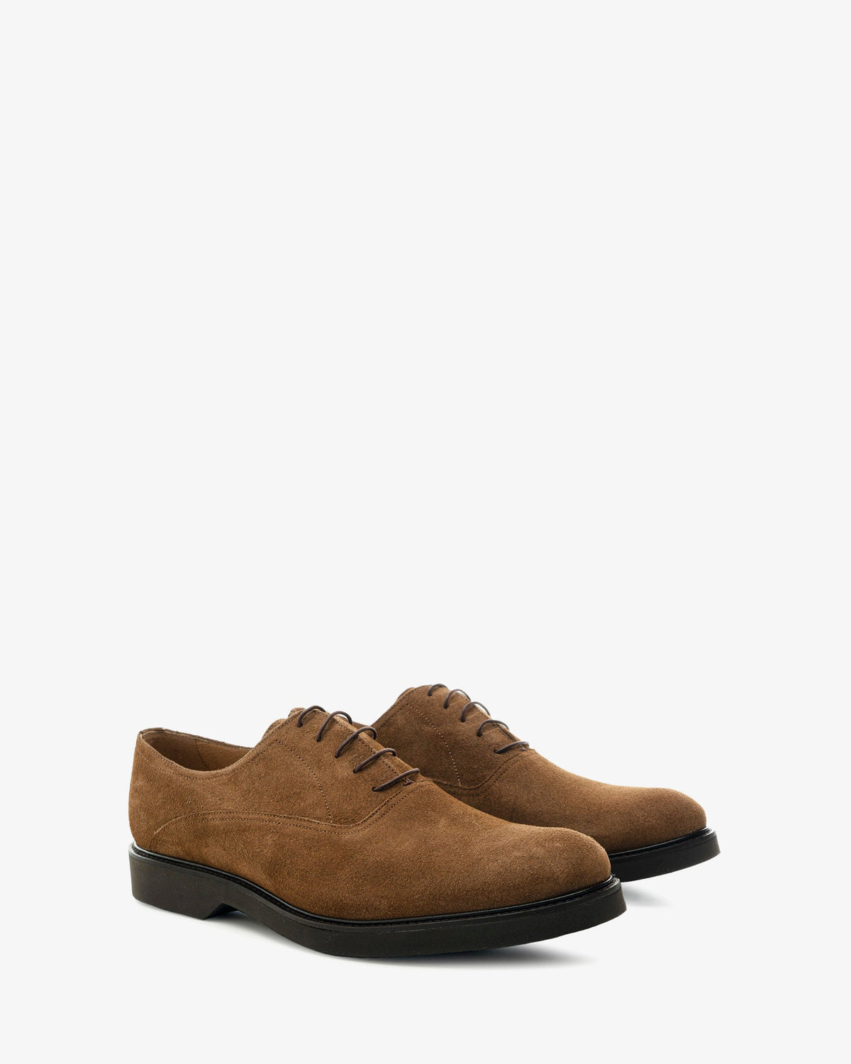 Dress Shoes for Men in Brown Split leather