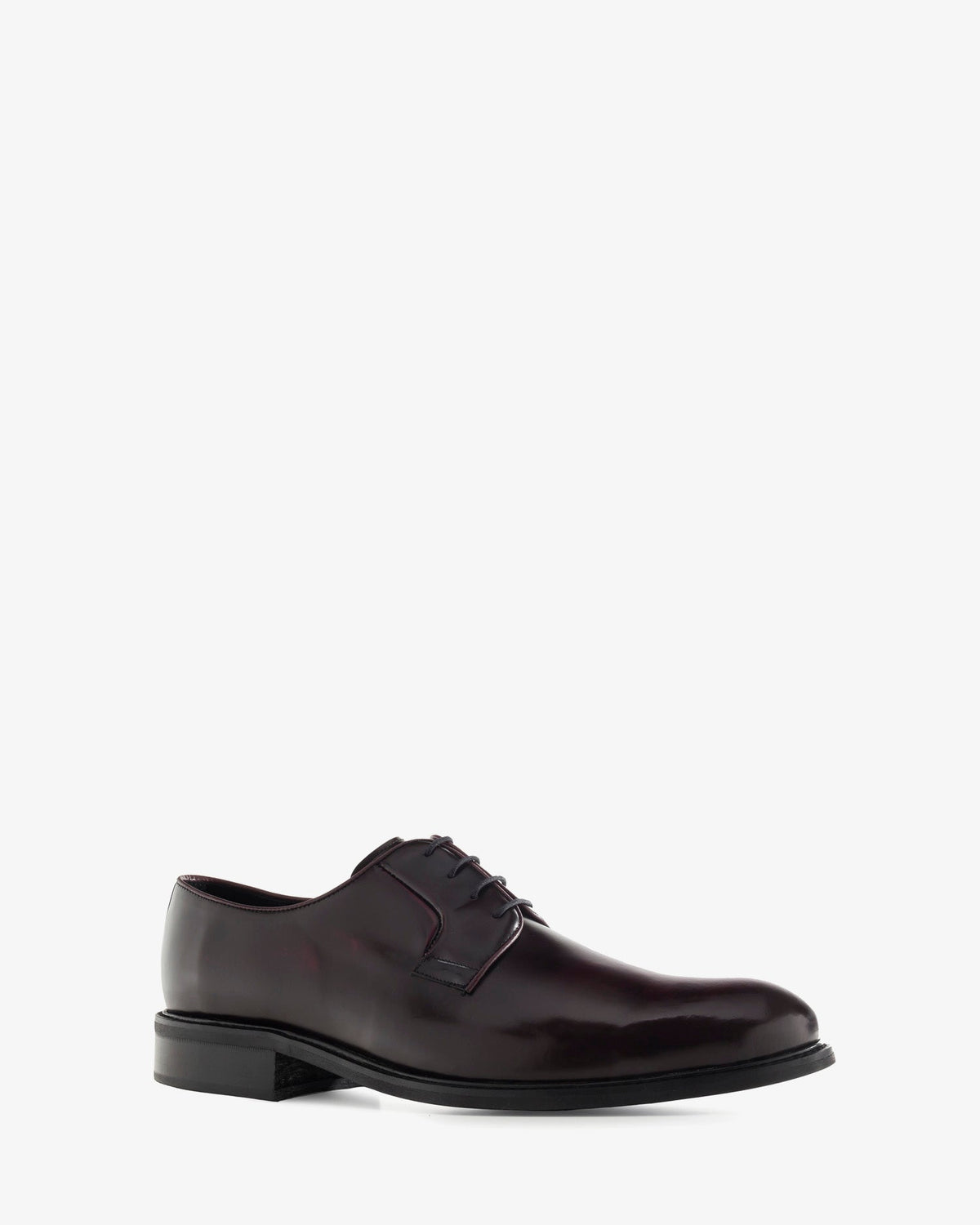 Antik Burgundy Leather Lace-Up Shoes