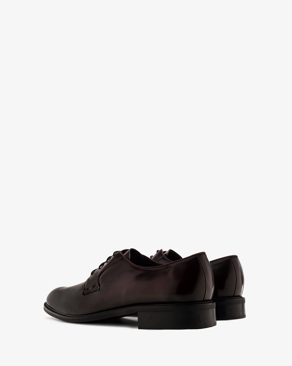 Antik Burgundy Leather Lace-Up Shoes