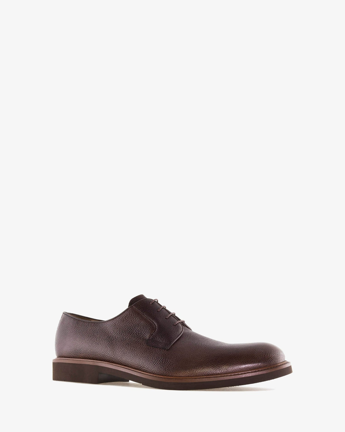 Zapato de piel color marron