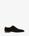 Men's Dress Shoes in Brown Split Leather