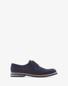 Zapatos oxford serraje azul