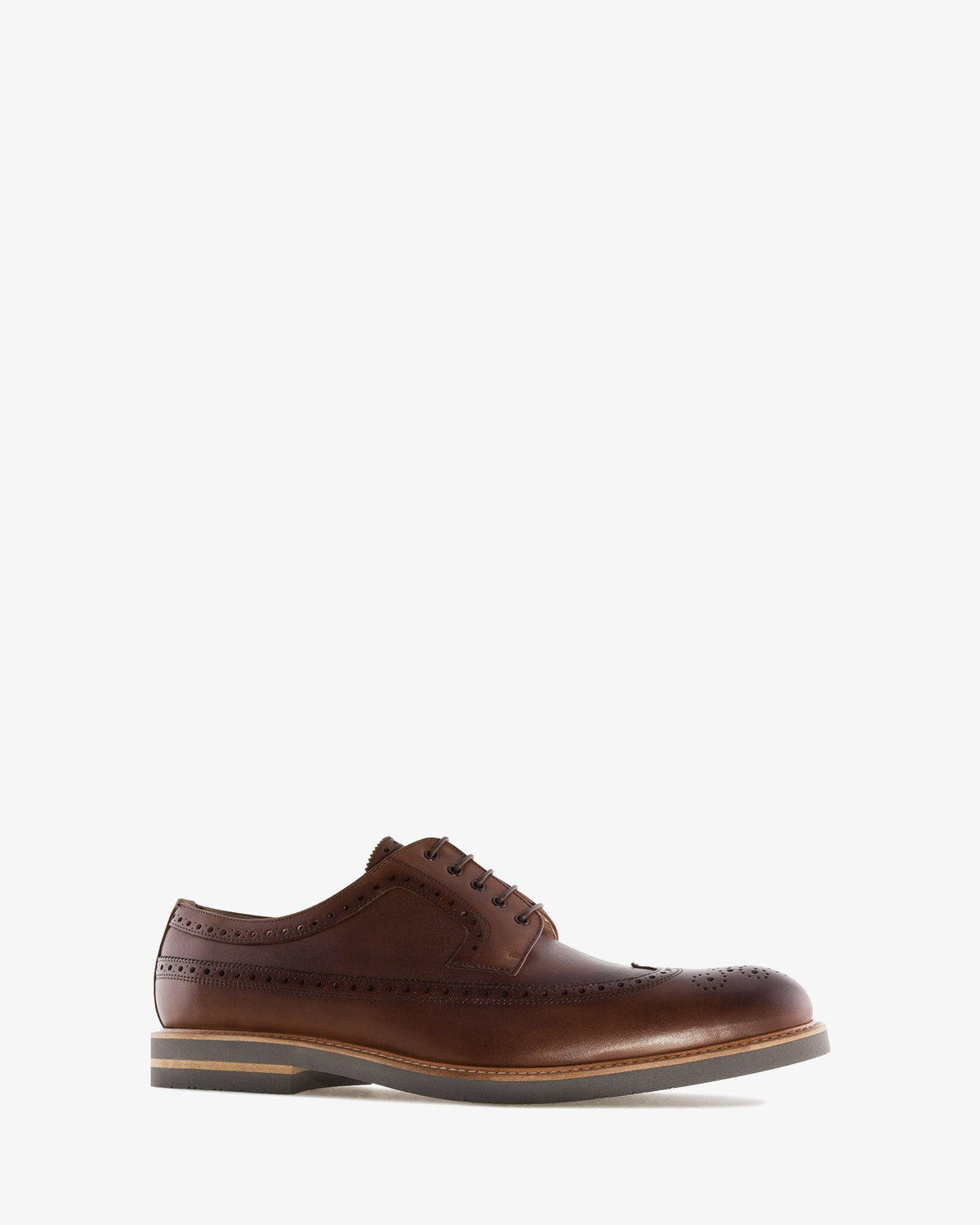 Oxford Shoes in Brown Leather
