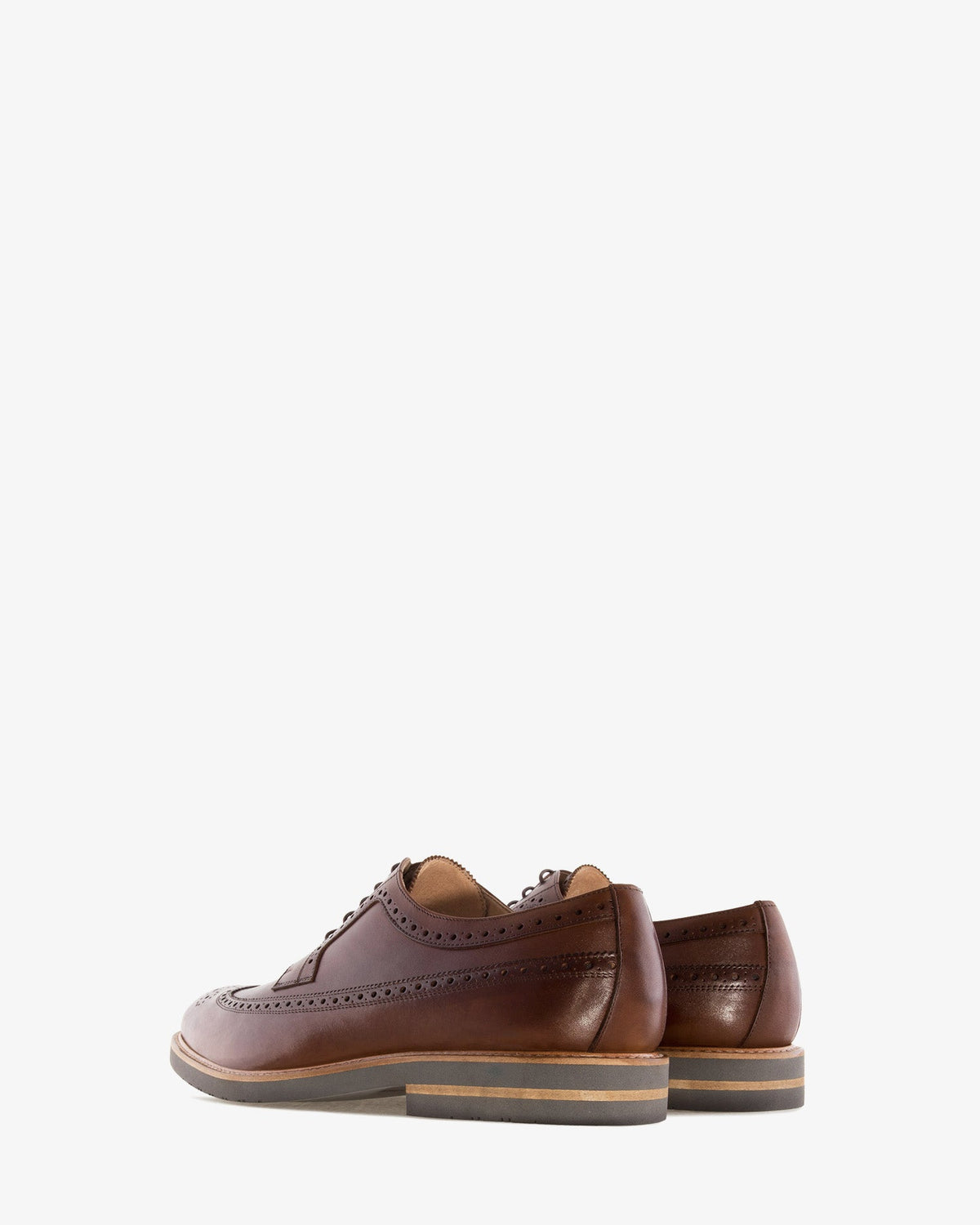 Oxford Shoes in Brown Leather