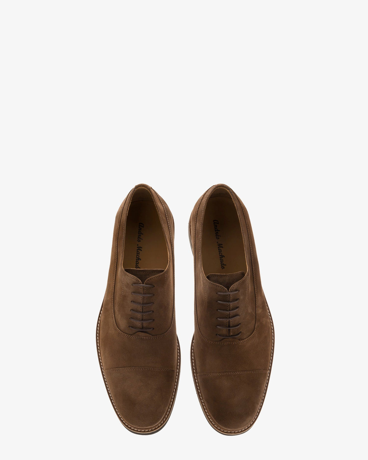 Zapatos blucher serraje marrón
