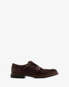 Monk Shoes in Brown Leather