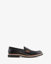 Mocasines en piel negro