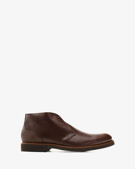 Botin de piel marron