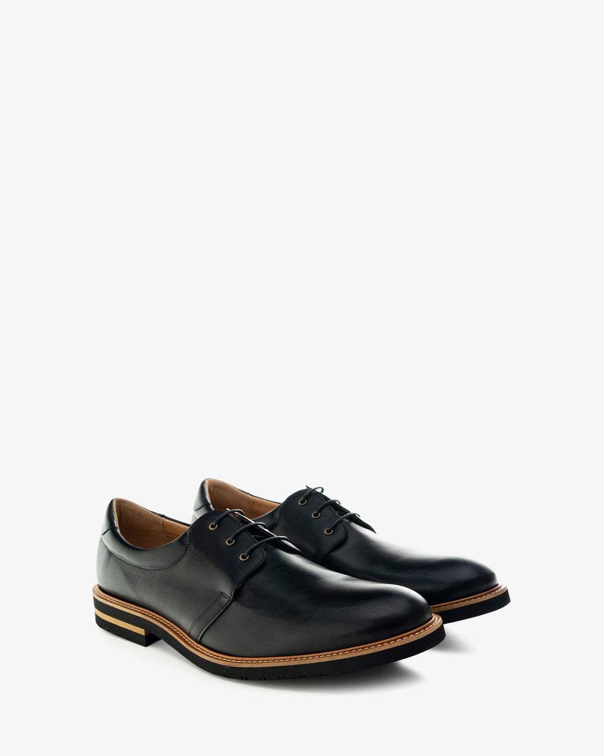 Zapatos de vestir en piel de color negro