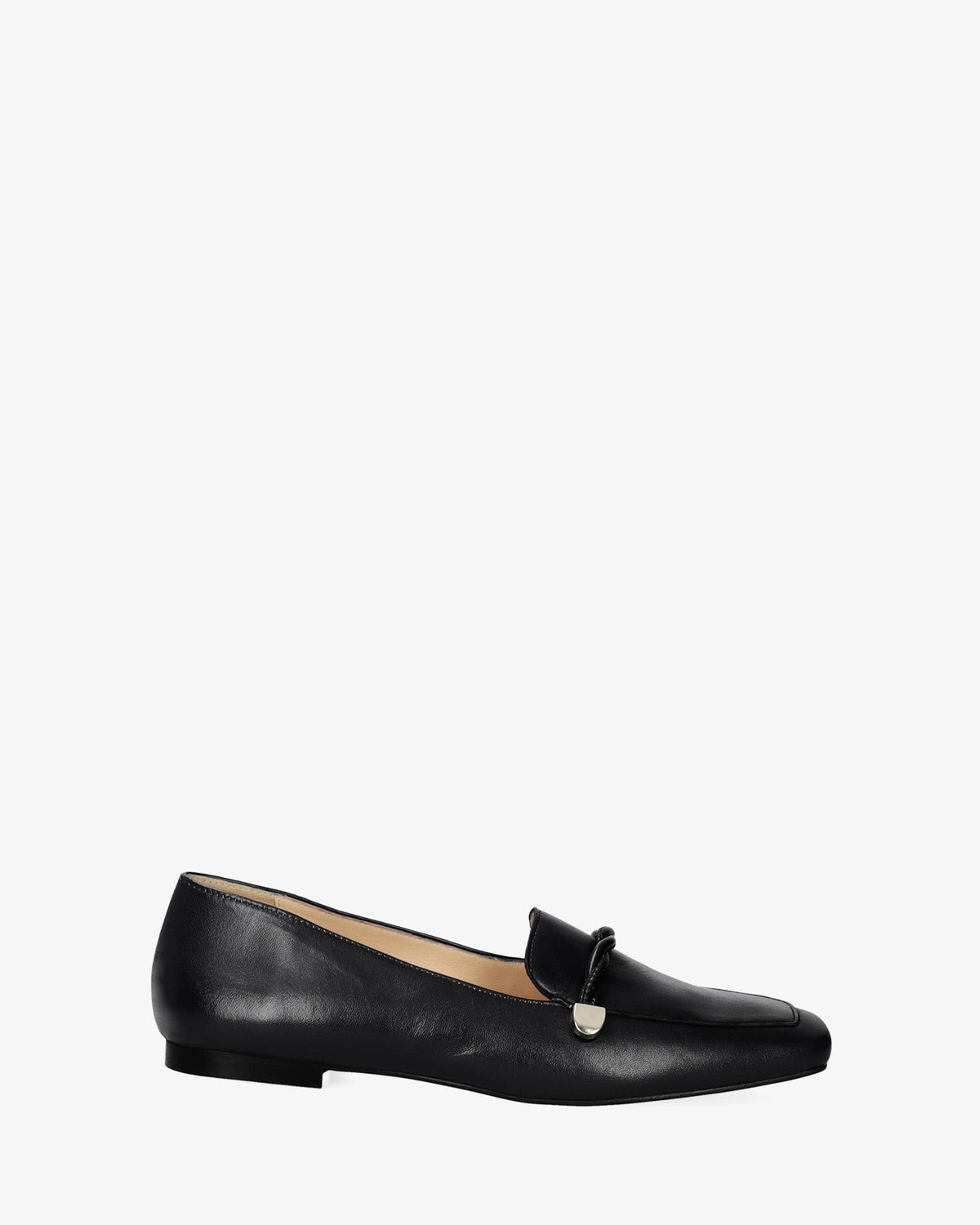 Mocasín piel de color negro