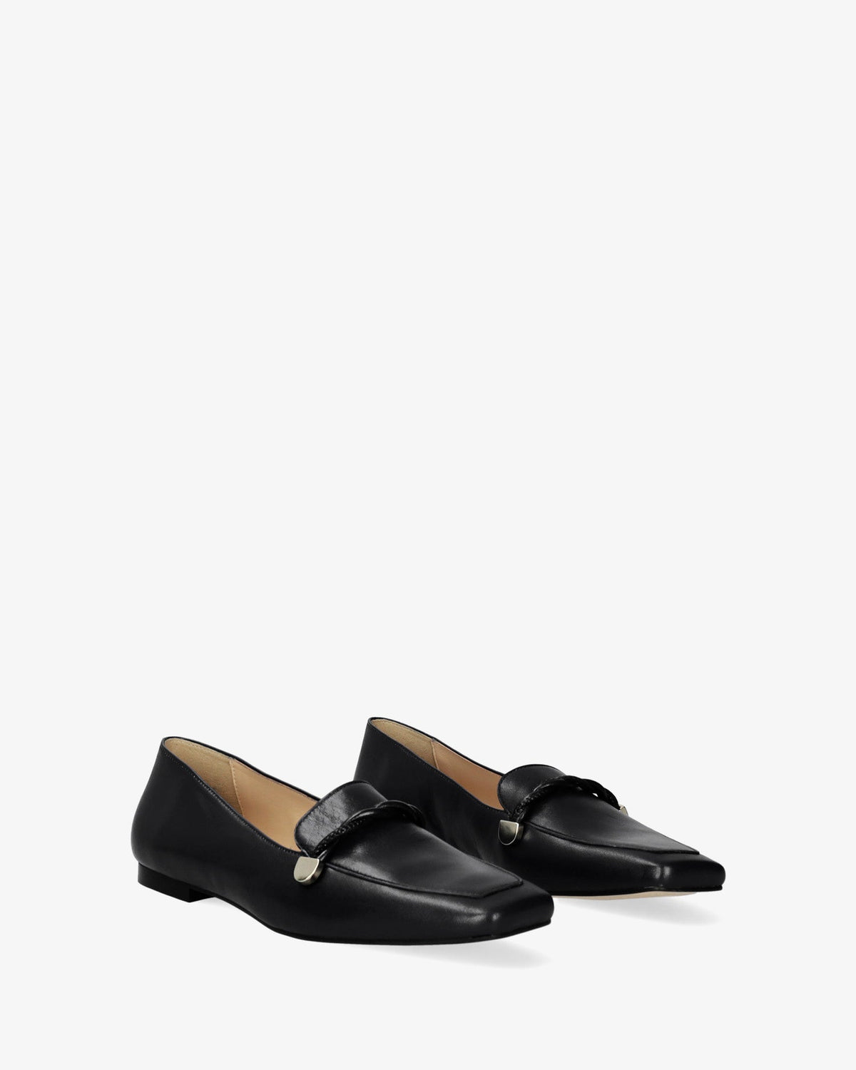 Mocasín piel de color negro
