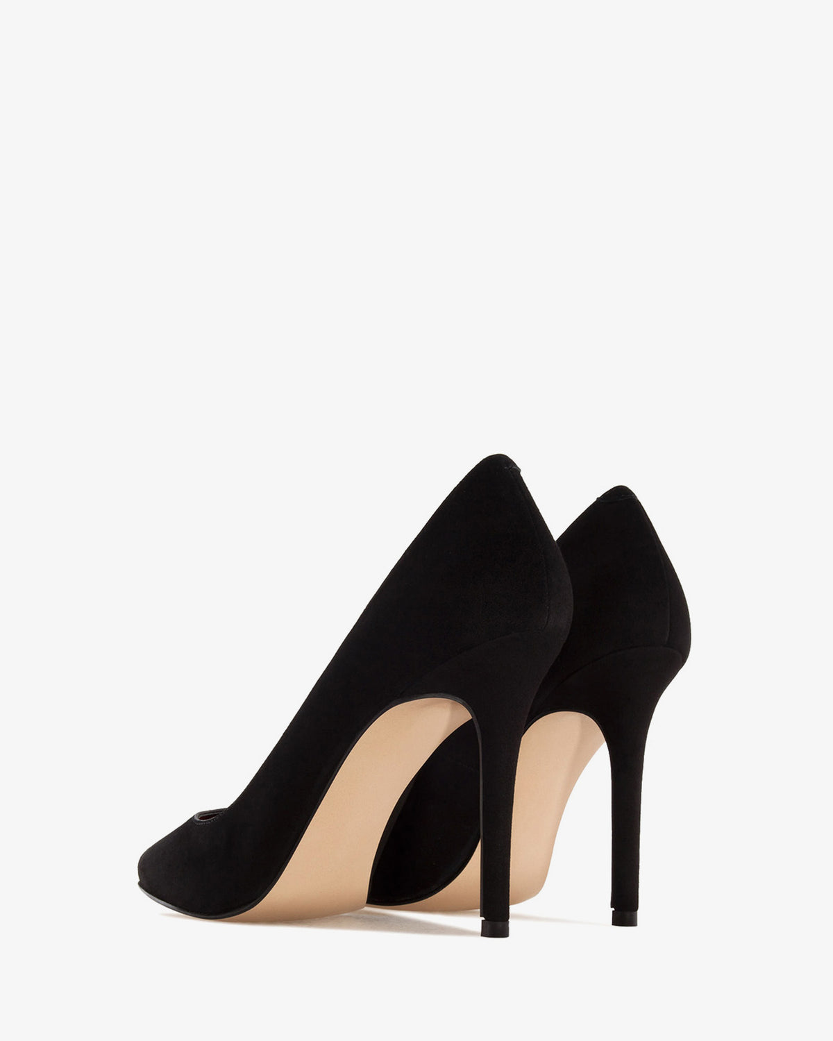 Zapato tacón de ante negro