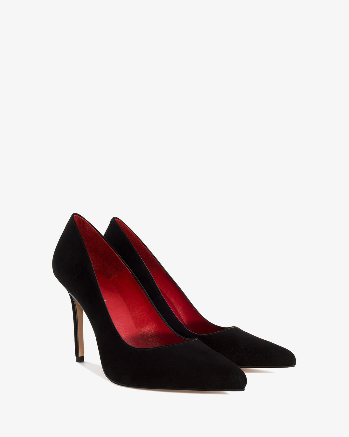 Zapato tacón de ante negro