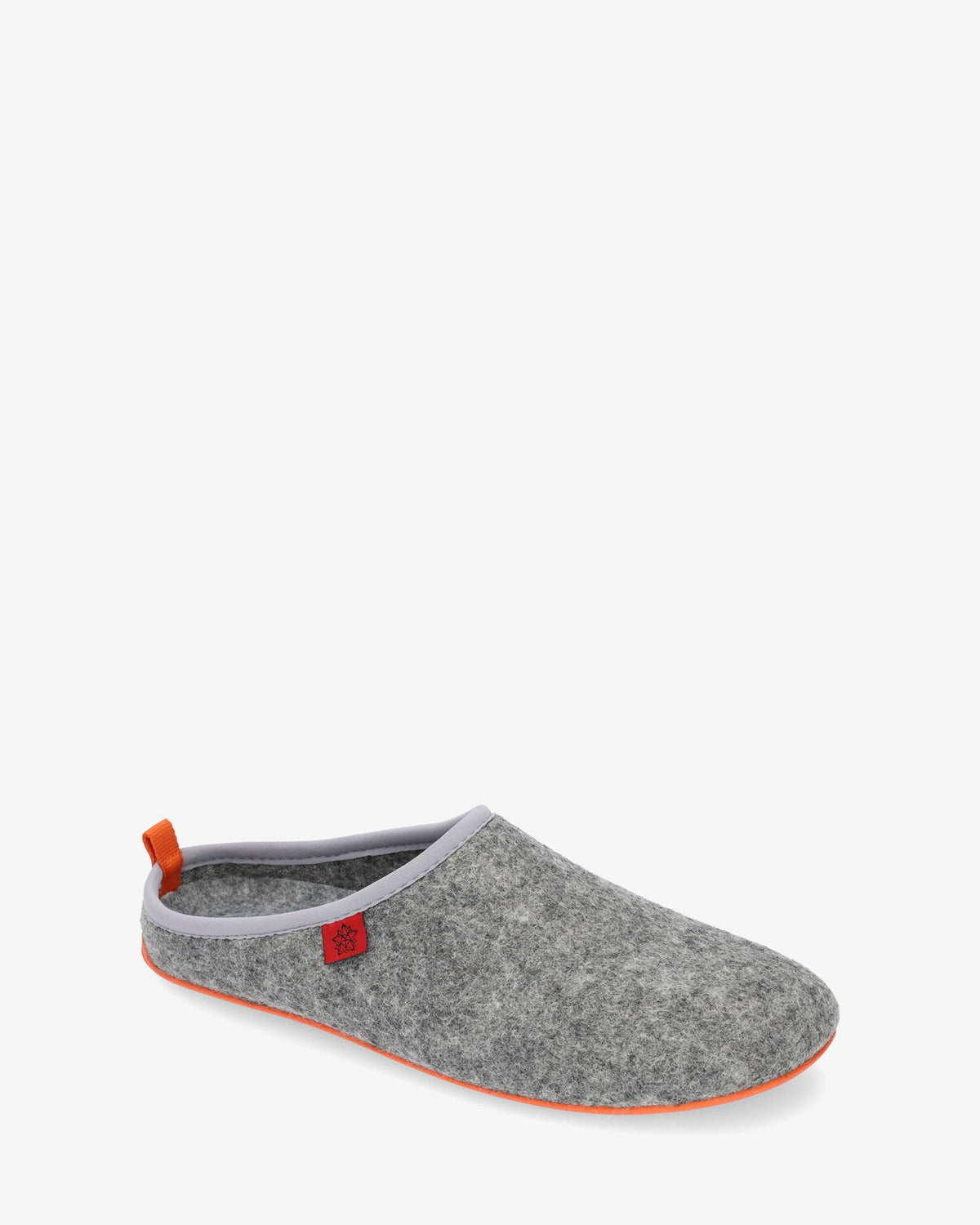 Unisex sneakers in gray felt fabric