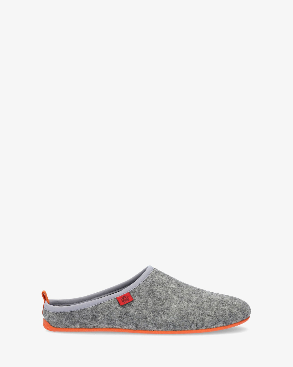 Unisex sneakers in gray felt fabric