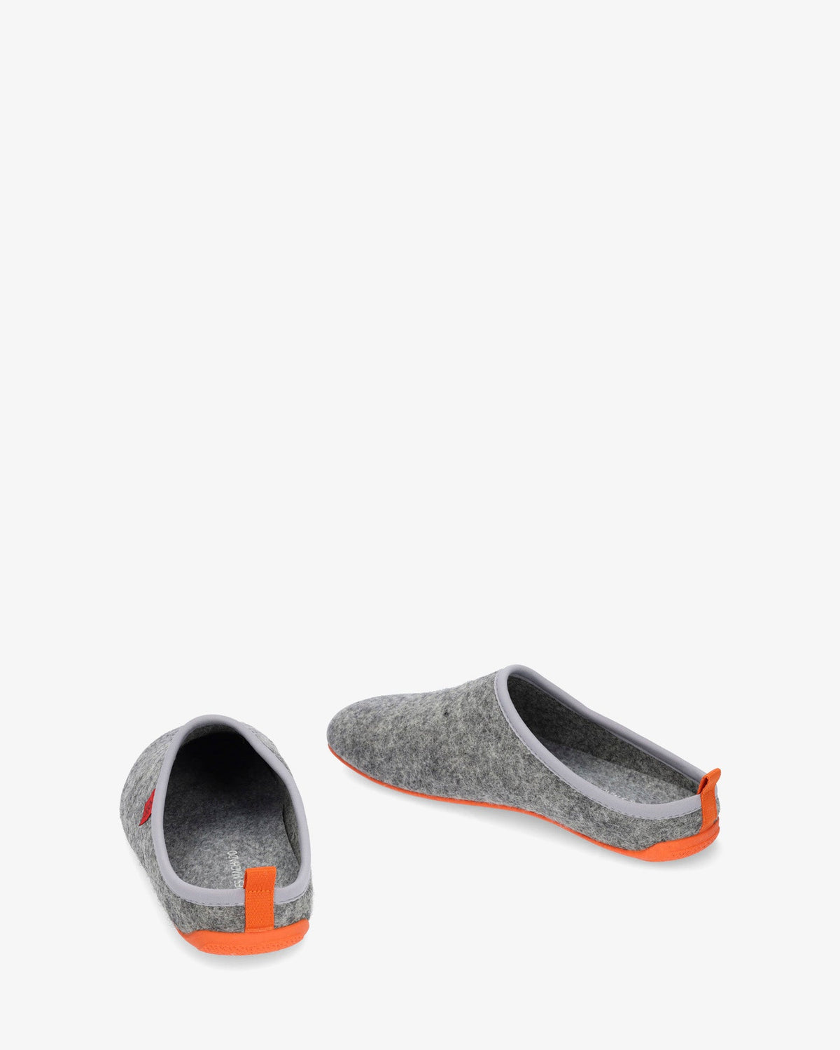 Unisex sneakers in gray felt fabric