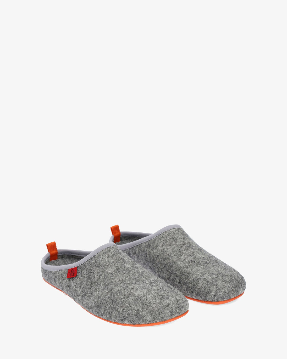 Unisex sneakers in gray felt fabric