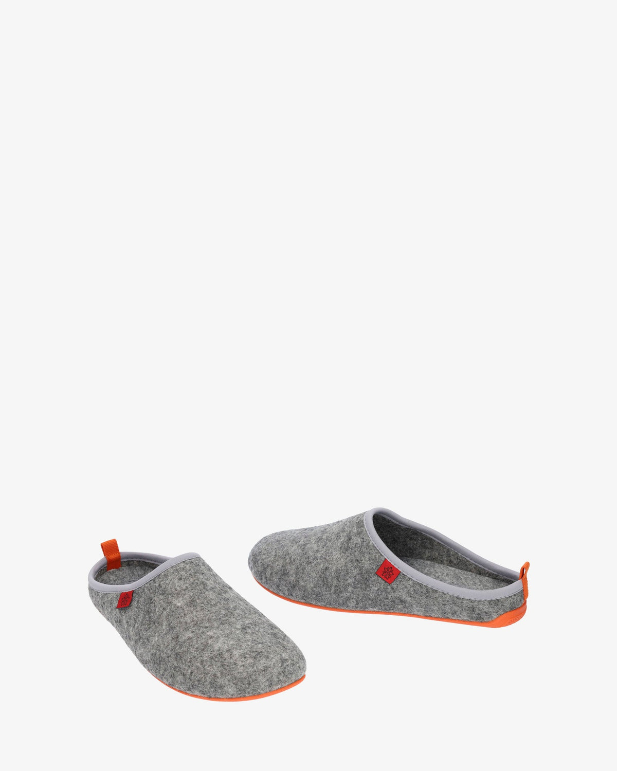 Unisex sneakers in gray felt fabric