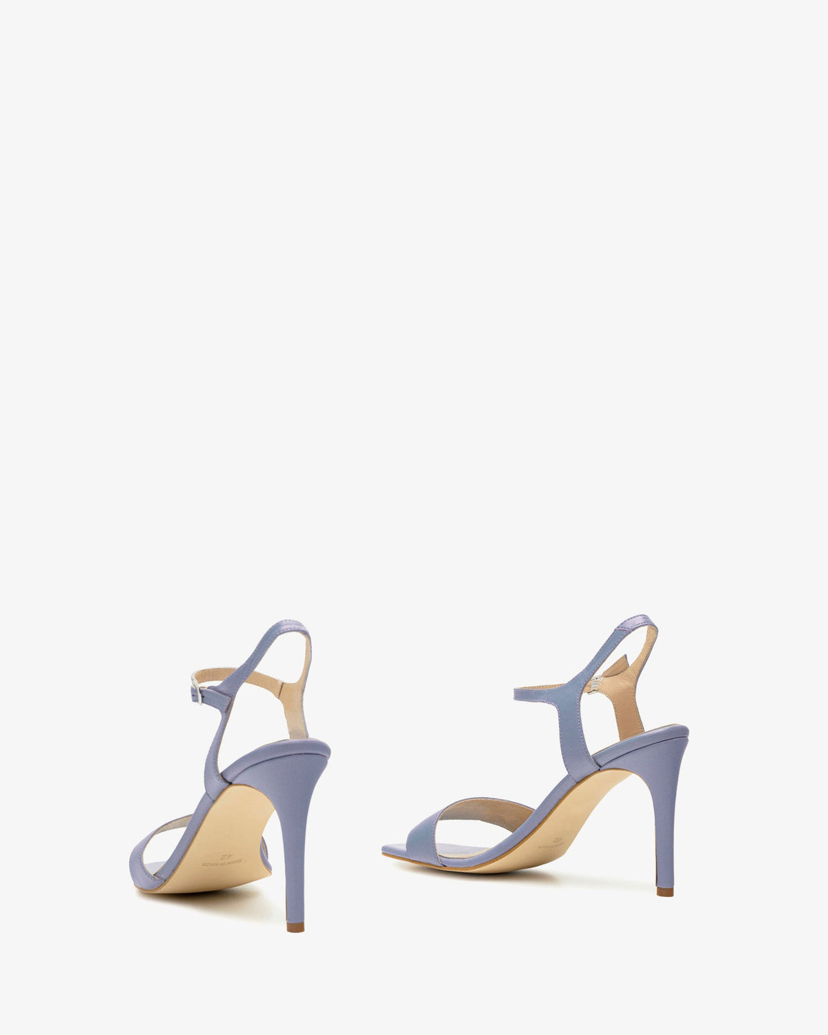 Sandalias de piel lila